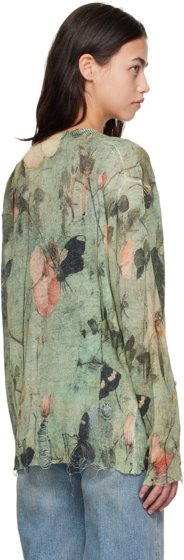 Sveter R13 R13 Boyfriend Floral Cardigan Zelené | R13WY200-Y227A, 2