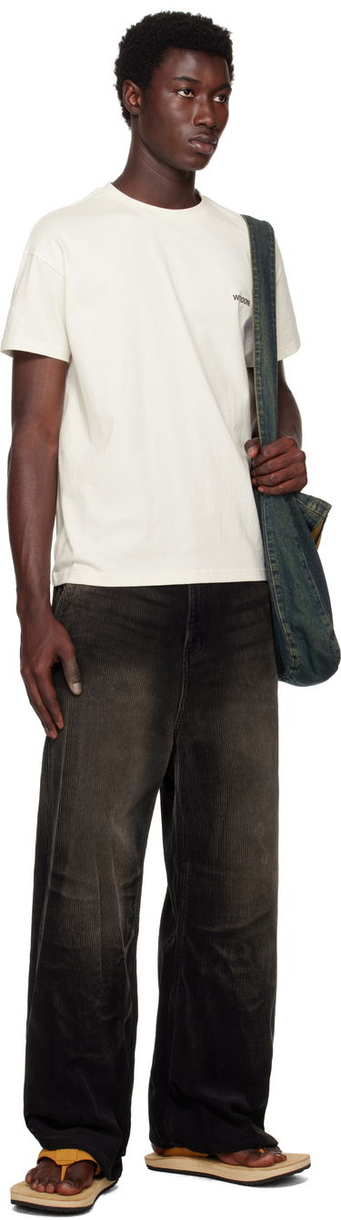 Nohavice We11done We11done Vintage Wash Corduroy Trousers Čierna | WD-DP2-25-350-M-BK, 3