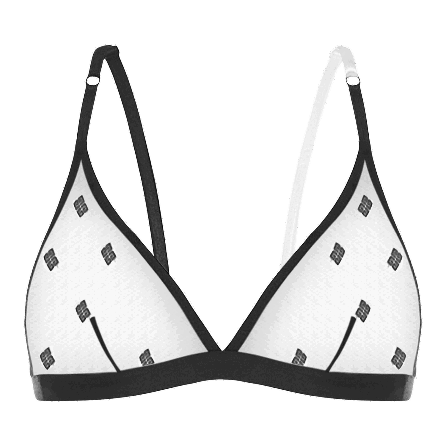 Podprsenka Givenchy Jacquard Bra Čierna | BWB01E30ND 001, 0