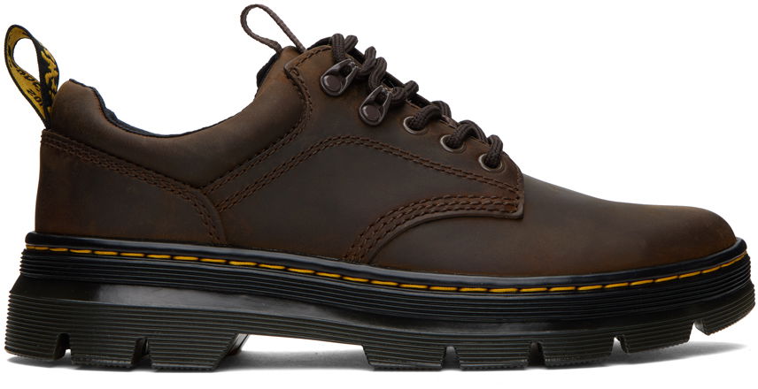 Tenisky a topánky Dr. Martens Reeder Crazy Horse Leather Utility Shoes Hnedá | 27103207, 0