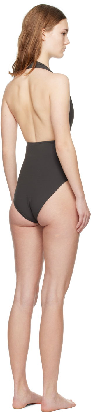 Plavky TOTEME TOTEME Halterneck One-Piece Swimsuit Šedá | 242-WSW1912-FB0097, 2