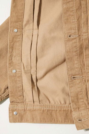 Bunda Human Made Dachs Corduroy Work Jacket Béžová | HM26JK005, 6