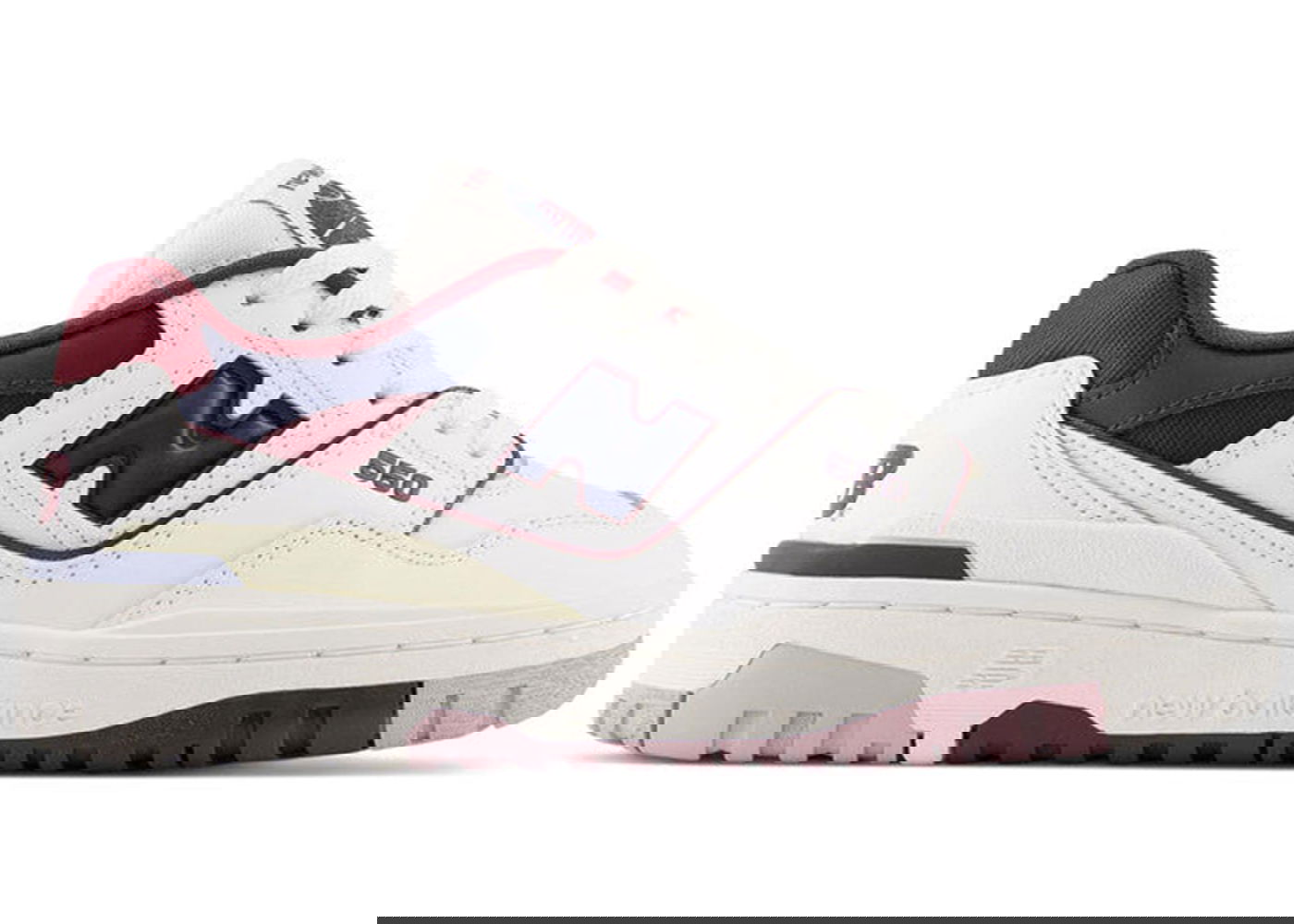Tenisky a topánky New Balance 550 White Burgundy Navy GS Vínová | GSB550CR, 0