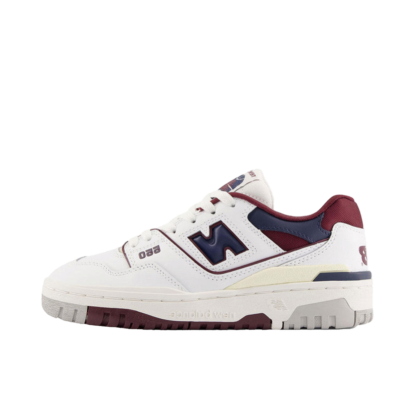 Tenisky a topánky New Balance 550 White Burgundy Navy GS Vínová | GSB550CR