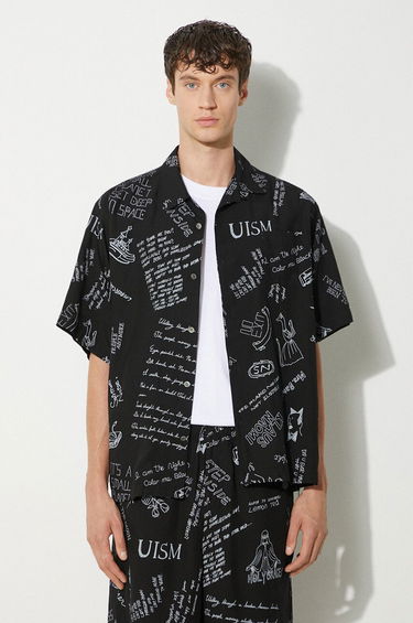 Košeľa UNDERCOVER Printed Shirt Relaxed Čierna | UC1D9401, 0