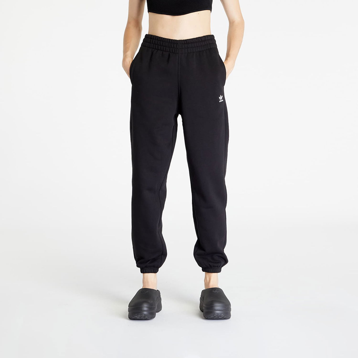Tepláky adidas Originals Essentials Fleece Pants Black Čierna | IA6437, 0
