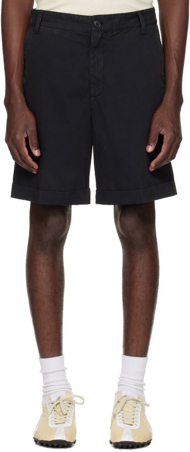 Šortky A.P.C. A.P.C. Andrew Cuffed Shorts Čierna | COHKU-H10219, 0