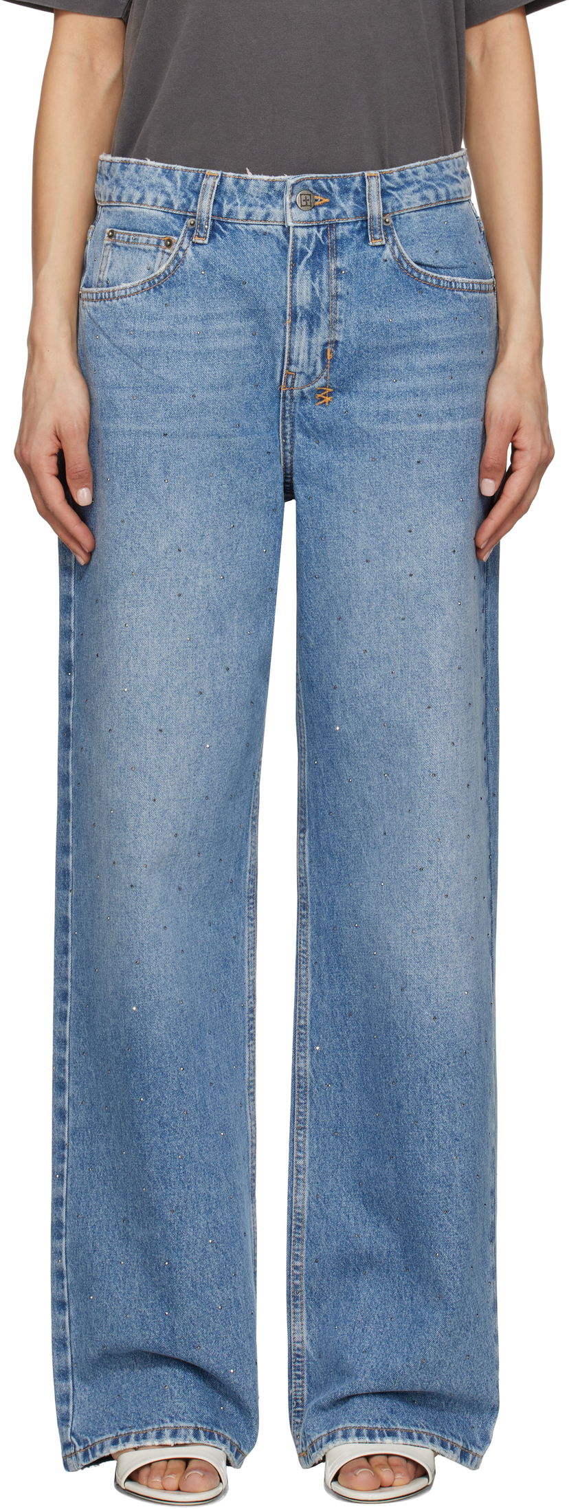 Džínsy Ksubi Ksubi Low Rider Krystal Komet Jeans Modrá | WSP25DJ011