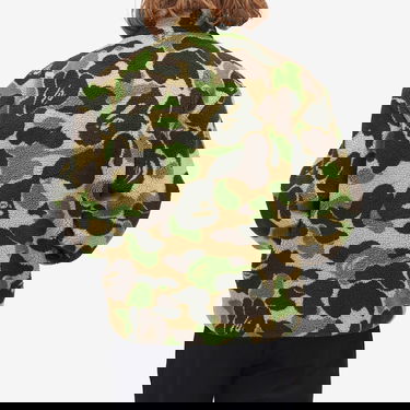 Bunda BAPE Reversible Camo Boa Jacket Zelené | 001LJK801010M-GRN, 3