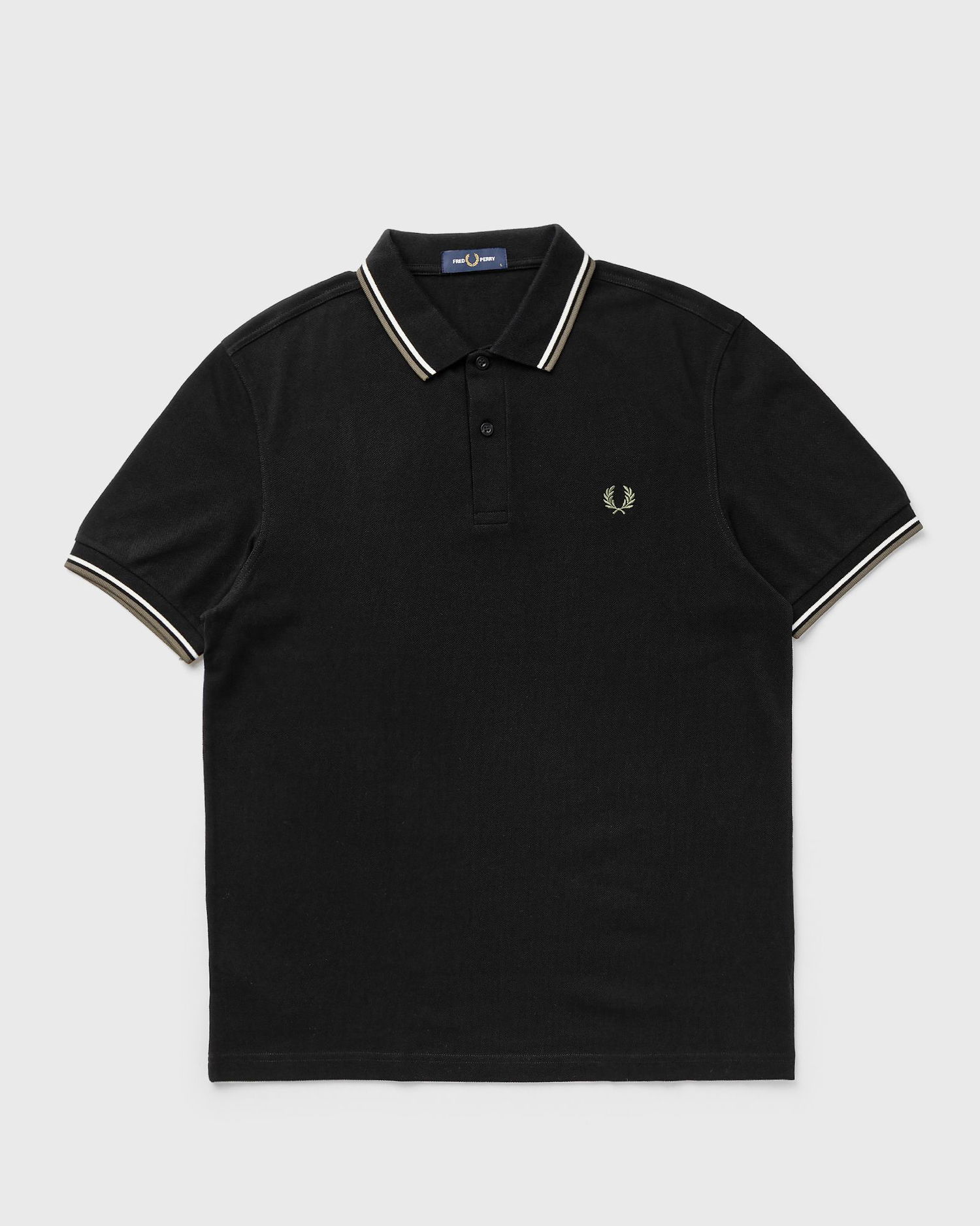 Polo tričko Fred Perry Twin Tipped Shirt Black XL Čierna | M3600-W54, 0