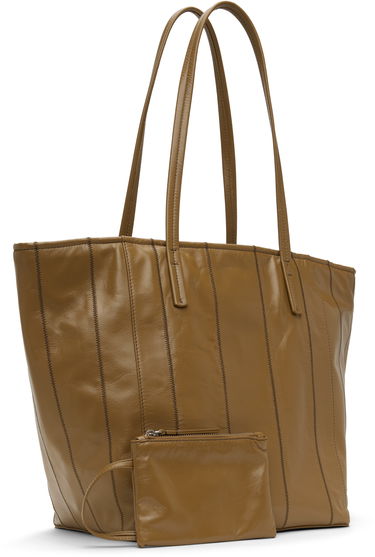 Tote bag BY FAR BY FAR Club Leather Tote Hnedá | MWBTT001LL031BR044PA, 1