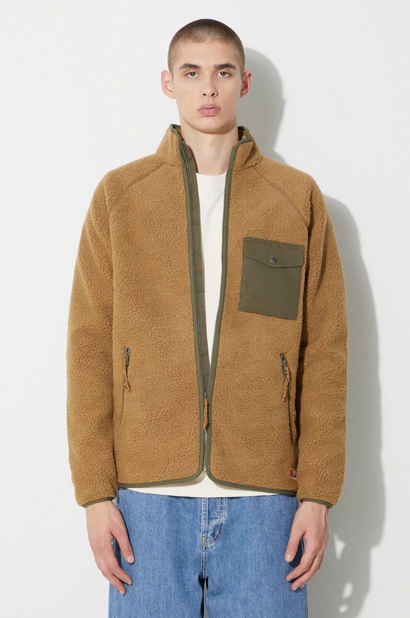 Bomber bunda FJÄLLRÄVEN Pile Fleece Jacket Hnedá | F84158.232.625