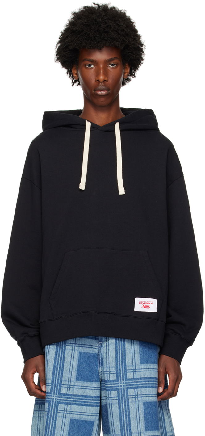 Mikina Charles Jeffrey Loverboy Label Ears Hoodie Čierna | 41100101