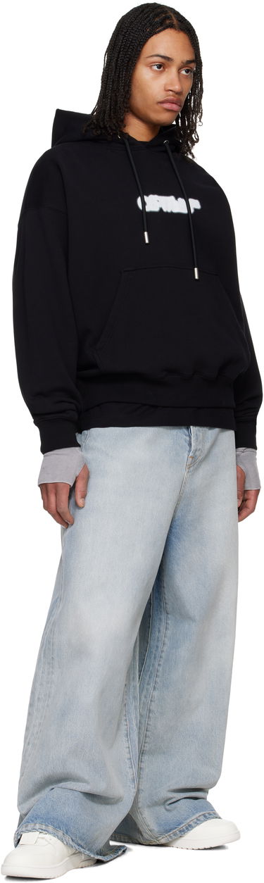 Mikina Off-White Off-White Spray Arrow Skate Hoodie Čierna | OMBB085S25FLE00I1001, 3