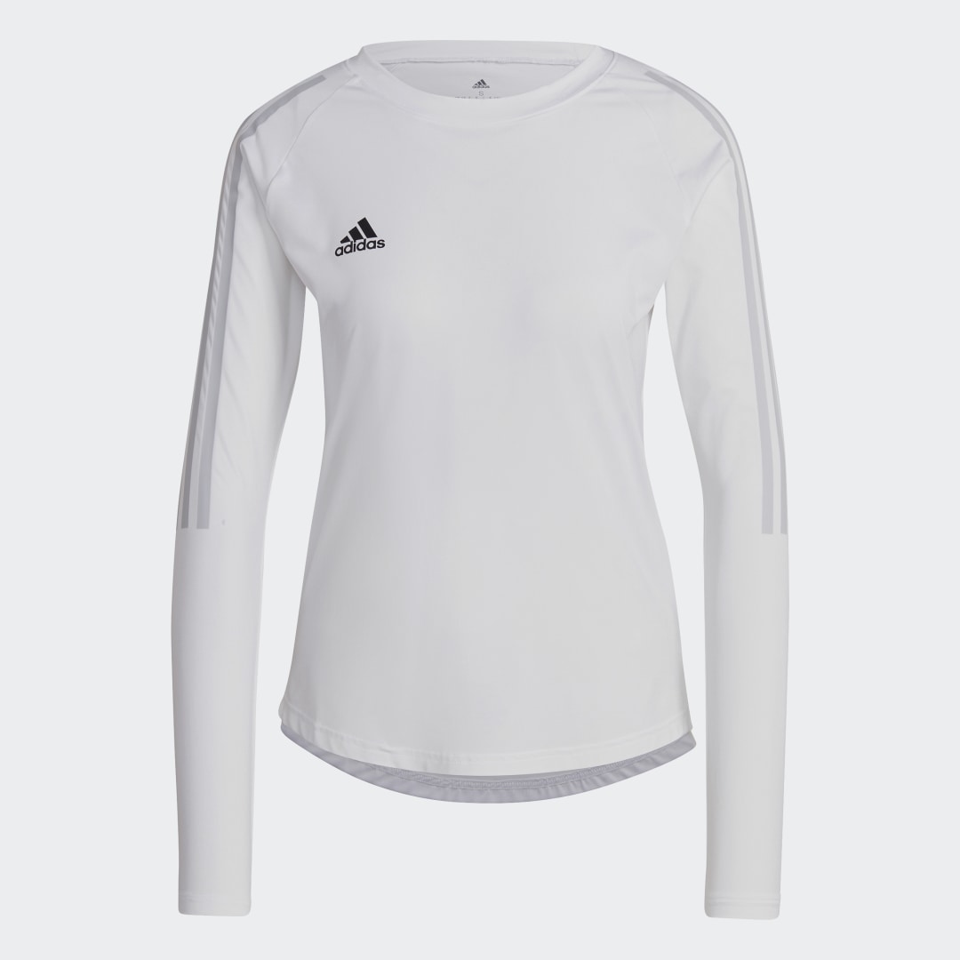 Tričko adidas Performance Long Sleeve Training Shirt Biela | HK9060, 1