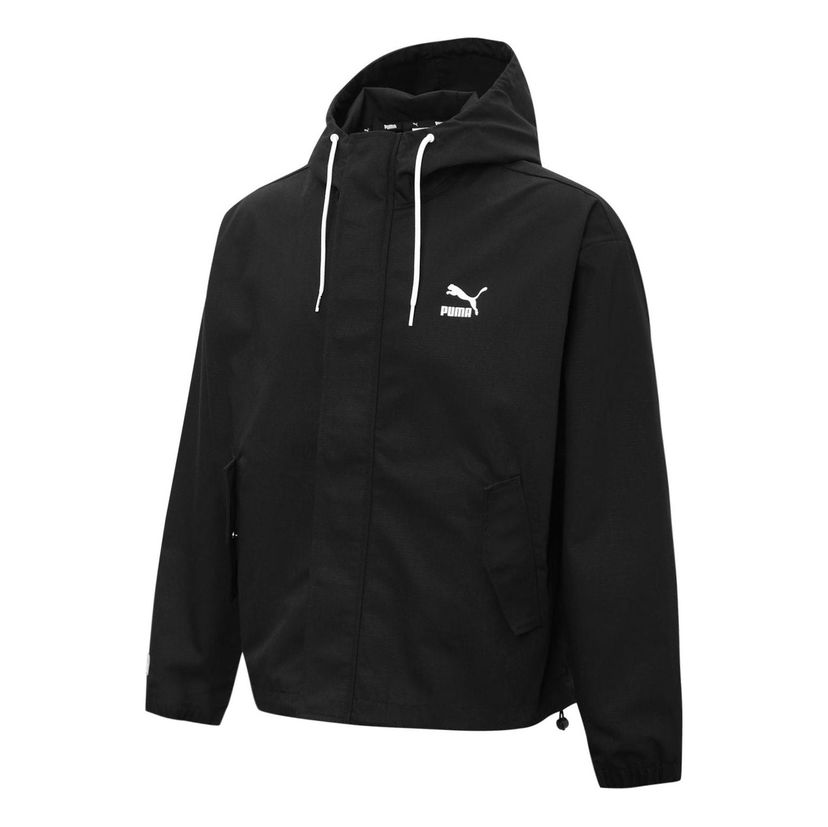 Vetrovka Puma Windbreaker Hooded Jacket Čierna | 537523-01