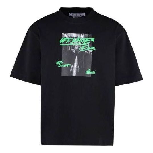 Tričko Off-White Off-White Graphic T-Shirt Čierna | OMAA120F22JER0071070