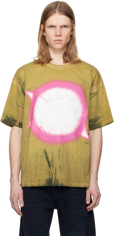 Tričko Diesel Diesel T-Boxt-R24 Tie-Dye Graphic T-Shirt Zelené | A16137-0EGBD-7BDA, 0