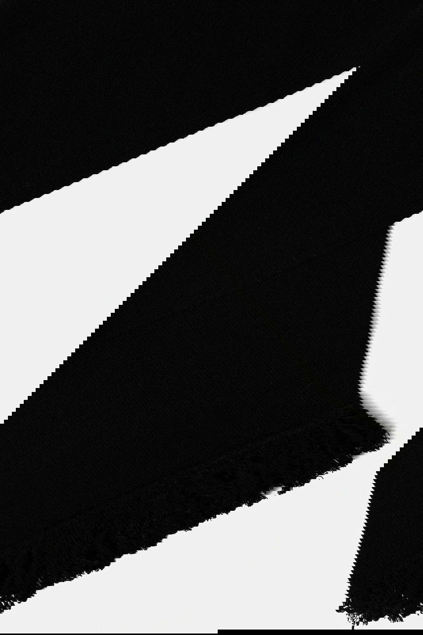 Šál Maison Margiela Knitted Scarf with Wooden Ring Čierna | SH2TE0004.M13168.900S, 1