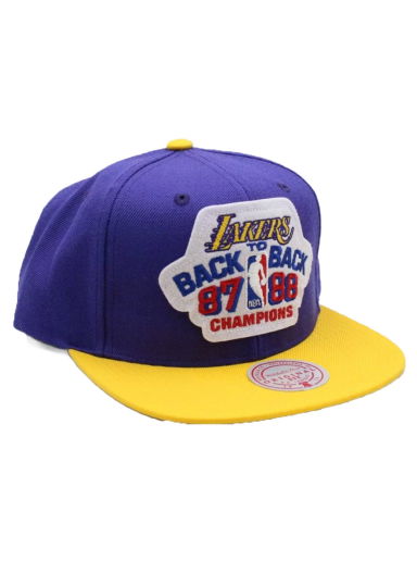 Šiltovka Mitchell & Ness NBA Los Angeles Lakers B2B Snapback Fialová | HHSS4195-LALYYPPPPRYW