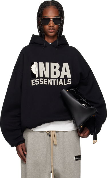 Mikina Fear of God ESSENTIALS NBA Graphic Print Pull Over Hoodie Čierna | 192AL246501F, 0