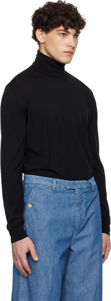 Sveter Valentino Signature Turtleneck Čierna | 6V3KC31RAD1, 1