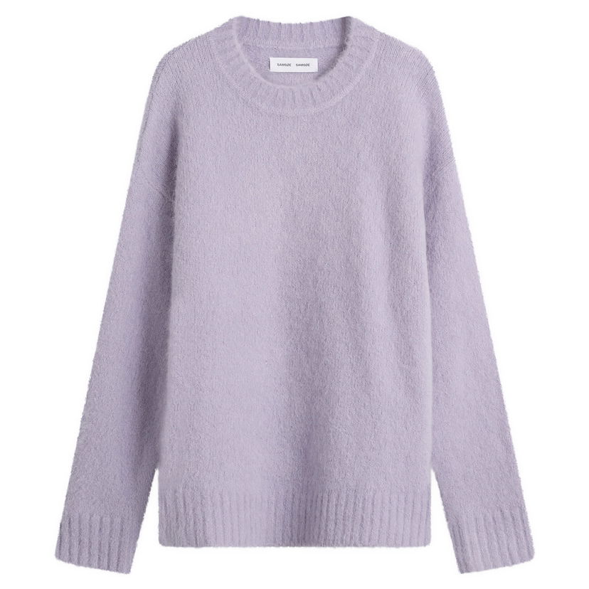 Sveter Samsoe Samsoe Sajeanne Hairy Knit Sweater Fialová | F25300007-163810TCX