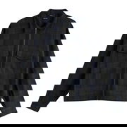 Mesh Check Shirt Jacket, Size Small