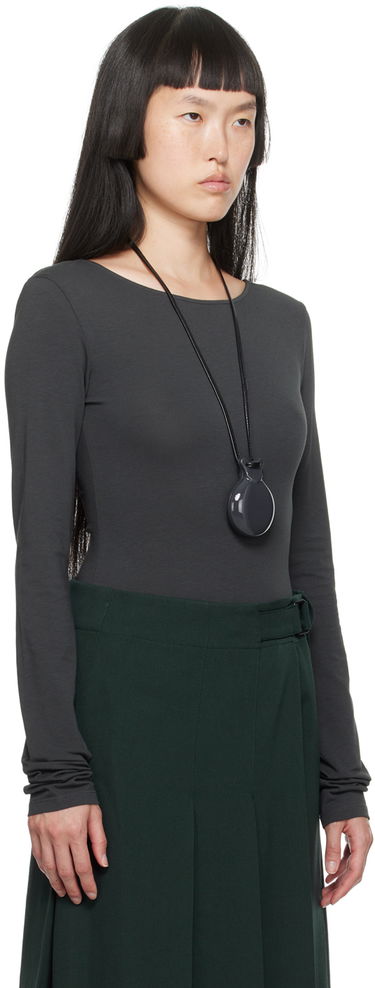 Náhrdelník LEMAIRE Lemaire Boat Neck Bodysuit Čierna | TO1120 LJ1006, 1