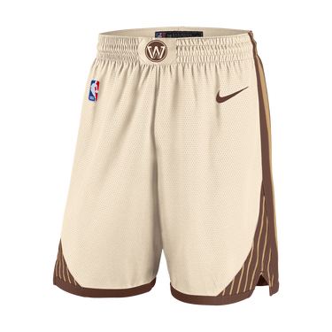 Šortky Nike Golden State Warriors City Edition Dri-FIT NBA Swingman Shorts Polyester Béžová | HM6036-120, 0