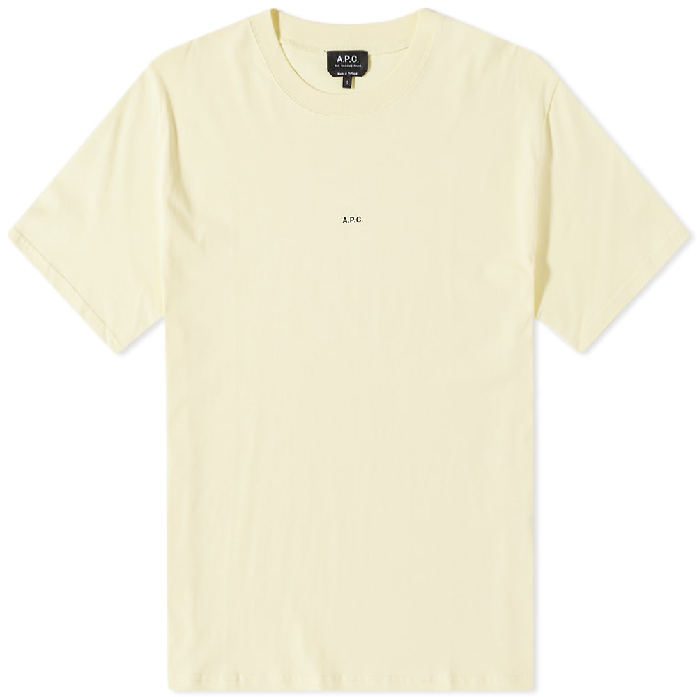Tričko A.P.C. Kyle Logo Tee Žltá | COEIO-H26929-DAB, 0
