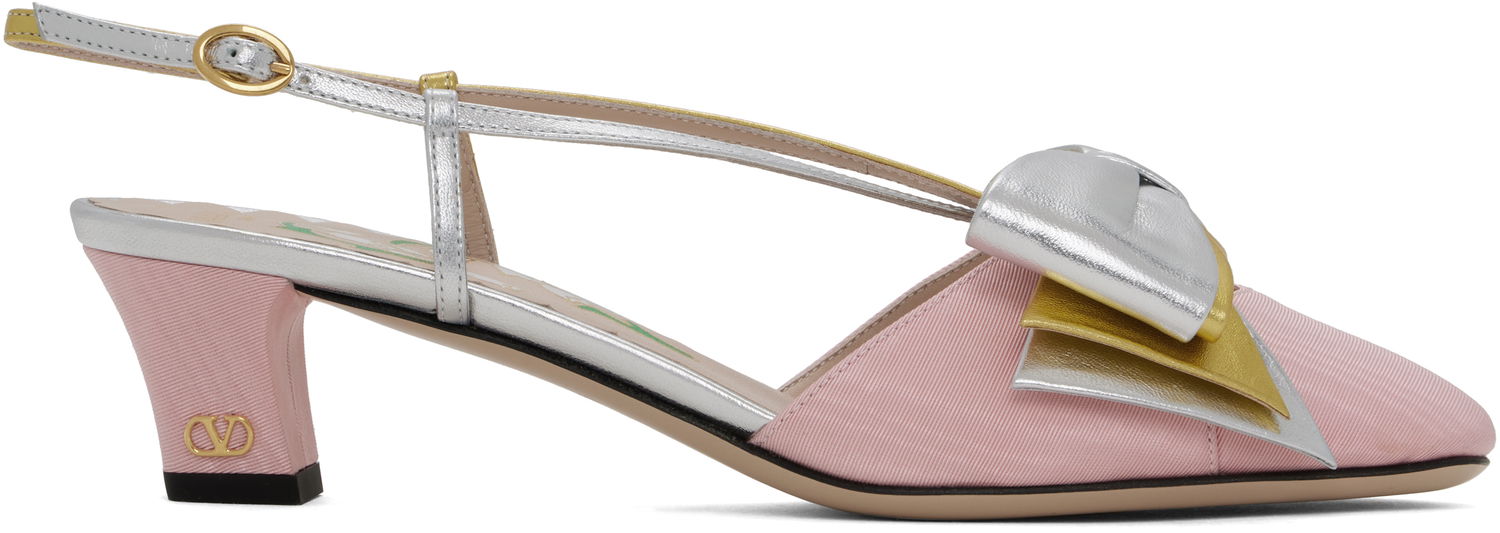 Tenisky a topánky Valentino Valentino Garavani Bowow Slingback Heels Ružová | 6W2S0LB6QLJ, 0