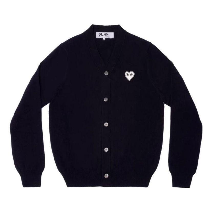 Sveter Comme des Garçons Cardigan with Emblem Navy | AZ-N062-051-2
