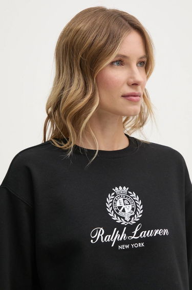 Mikina Polo by Ralph Lauren Black Printed Sweatshirt Čierna | 211959888, 3