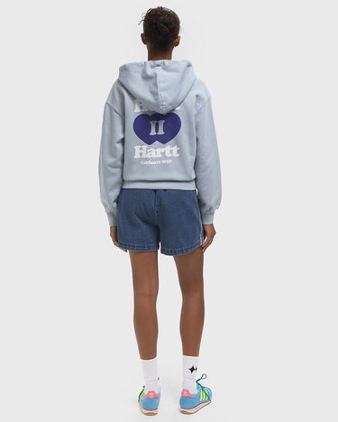 Mikina Carhartt WIP Hooded Heart II Zip-Up Sweatshirt Modrá | I035242-0N1.XX, 2