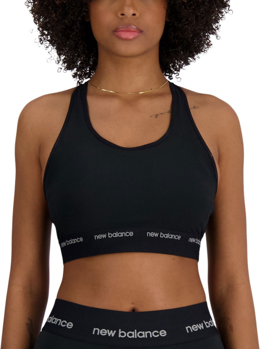 Podprsenka New Balance Sleek Medium Support Sports Bra Čierna | wb41048-bk