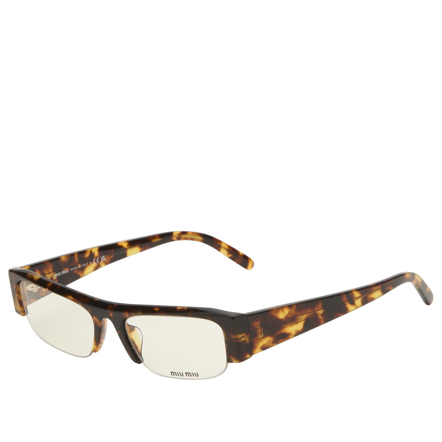 Slnečné okuliare Miu Miu Sunglasses Clear Blue Light Filter Hnedá | 0MU-B07S-51-14L08N, 0