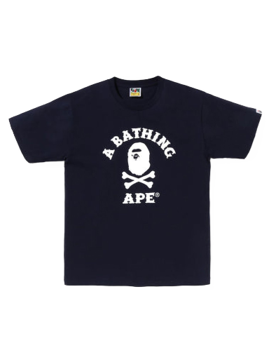 Tričko BAPE Captain Ape Crossbone Tee Navy | 4I72110005
