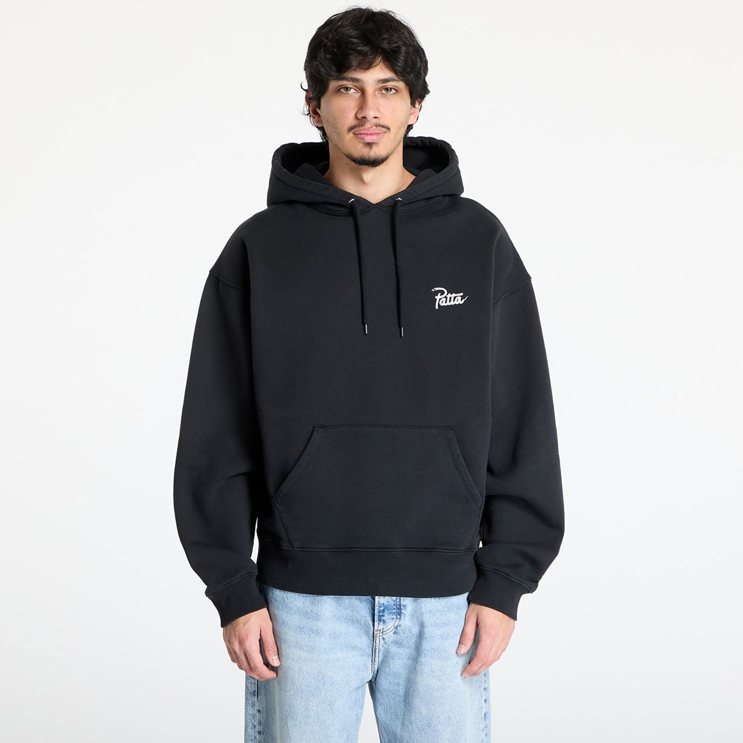 Mikina Patta Patta Snake Heart Boxy Hoodie Čierna | POC-SS25-2000-325-0019-001, 0