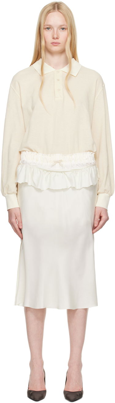 Sukňa Maison Margiela Maison Margiela Paneled Midi Dress Biela | S51DD0037 MTJ030, 0