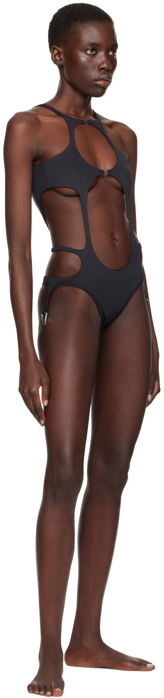 Plavky HELIOT EMIL Cascade One-Piece Swimsuit Čierna | HE_W_22_002_BLK01, 3