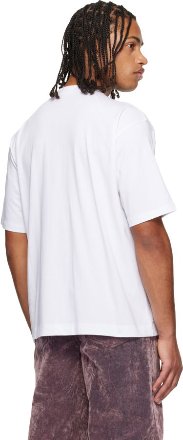 Tričko Dries Van Noten Dries Van Noten Bow Neck Cotton T-shirt Biela | 252-021108-2603, 2