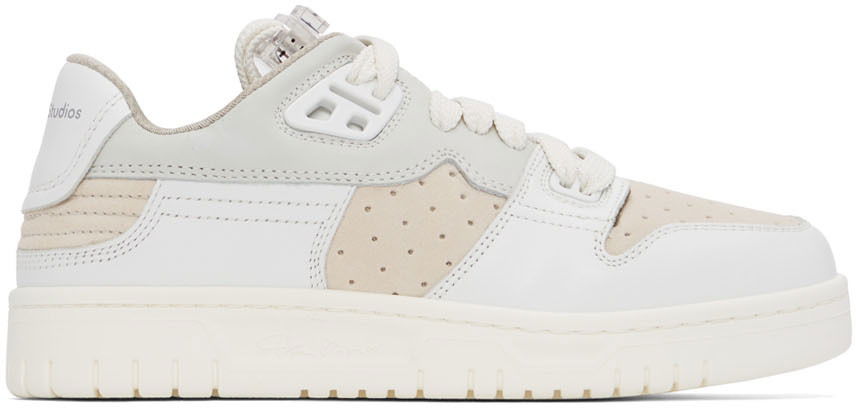 Tenisky a topánky Acne Studios Paneled Low Top Sneakers W Biela | AD0455-, 0