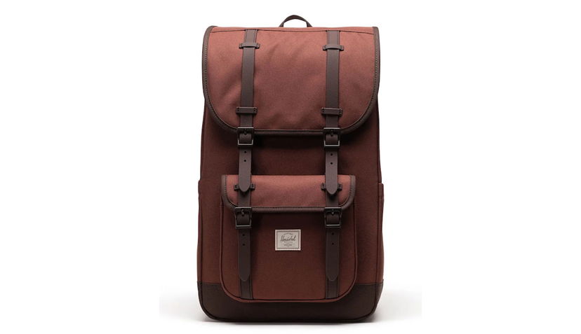 Batoh Herschel Supply CO. Little America Flap-Top Backpack with Buckle Straps Hnedá | 11390-07127