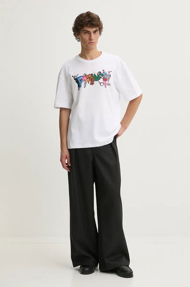 Tričko Fiorucci Fiorucci Graphic Print T-Shirt Biela | M01FMTSH103CJ01WH04, 1