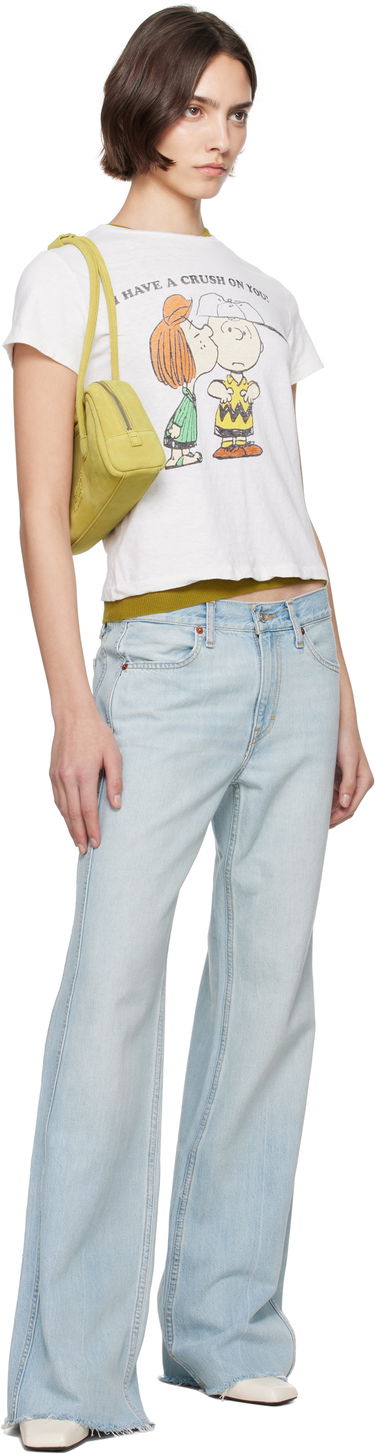 Tričko RE/DONE Re/Done Classic Peanuts Crush T-Shirt Biela | 024-02WCGT343, 3