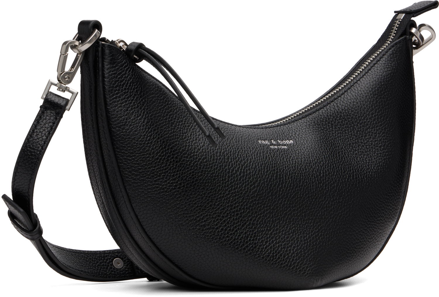 Taška cez rameno rag & bone Rag & Bone Alix Leather Crossbody Bag Čierna | LE100812, 1