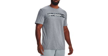 Tričko Under Armour Camo Chest Stripe Men's T-Shirt Šedá | 1376830-035, 1