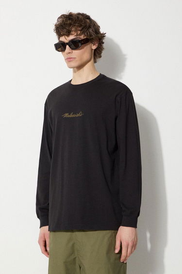 Tričko Maharishi Maharishi Dragon Bamboo Long Sleeve T-Shirt Čierna | 5080.BLACK, 3