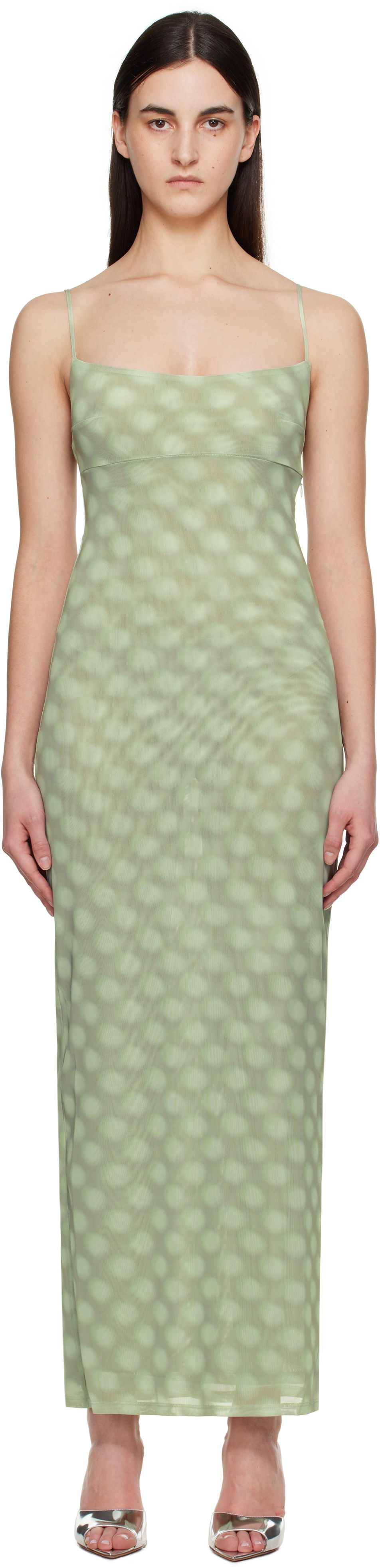 Šaty Miaou Miaou Thais Maxi Dress Zelené | 5019PM1MBD, 0